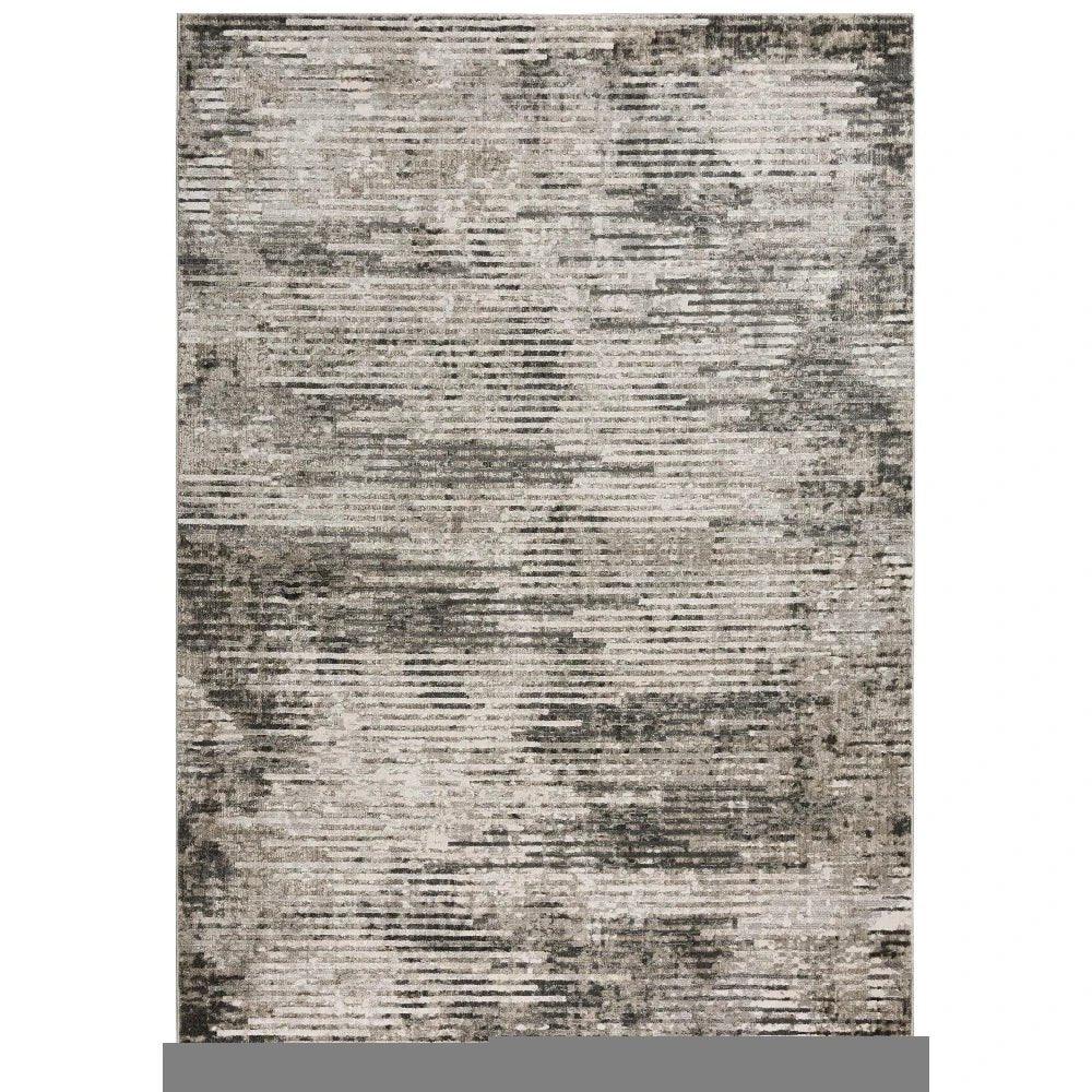 Bret Abstract Gray Area Rugs For Living Room