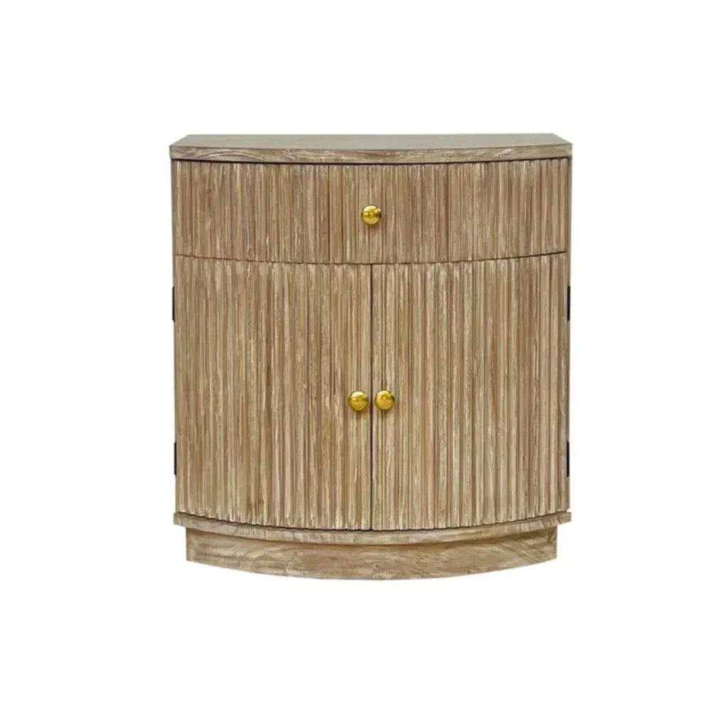 Elle One Drawer Wooden Side Table -- view 9