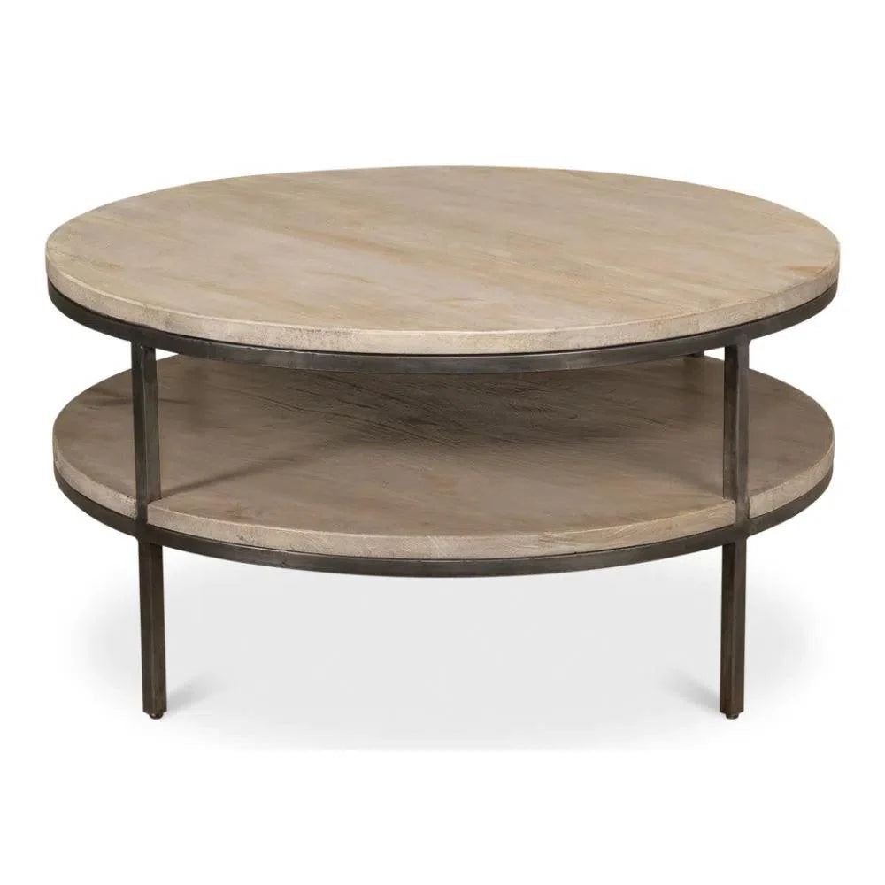 Sarreid De Stiol Coffee Table Round With