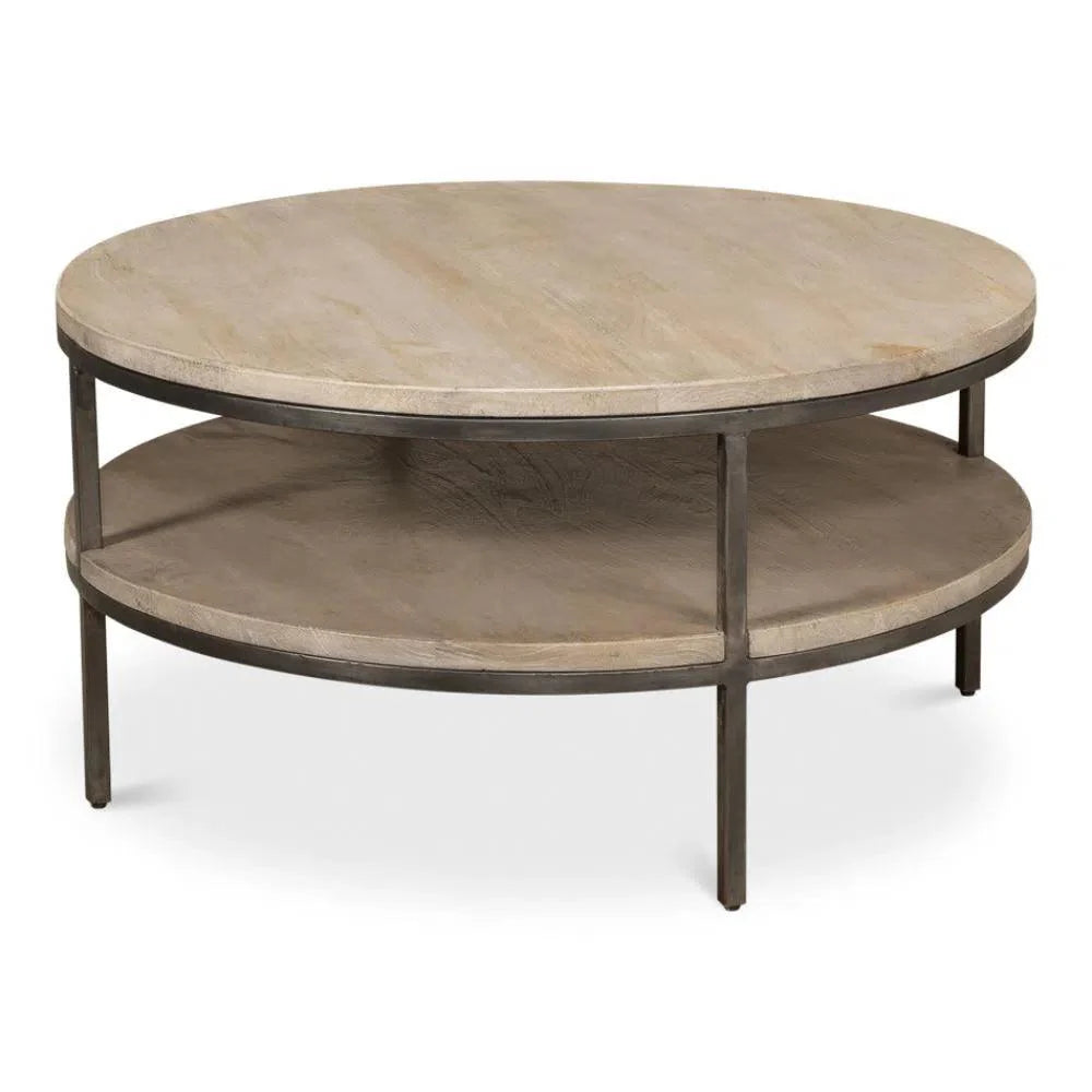 Sarreid De Stiol Coffee Table Round With