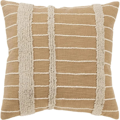 Dea Striped Couch Throw Pillow Down Insert