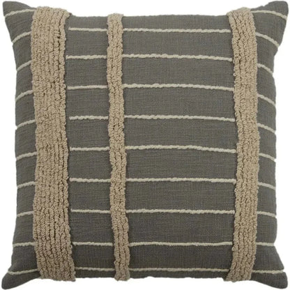 Dea Striped Couch Throw Pillow Down Insert