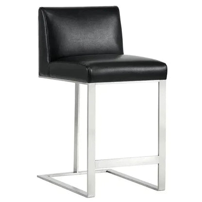 SUNPAN Dean Leather Counter Stool