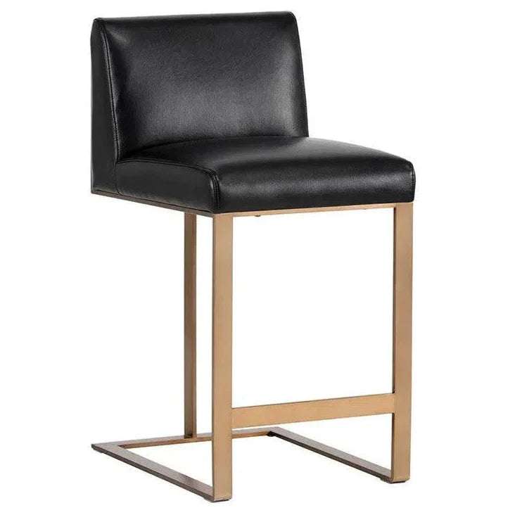 SUNPAN Dean Leather Counter Stool