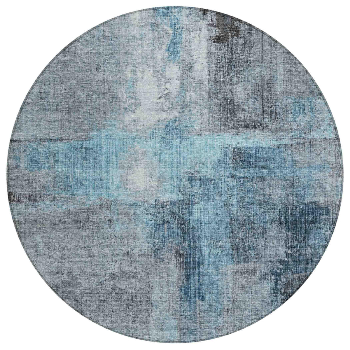 Jaelor Sky Washable Indoor-Outdoor Rug