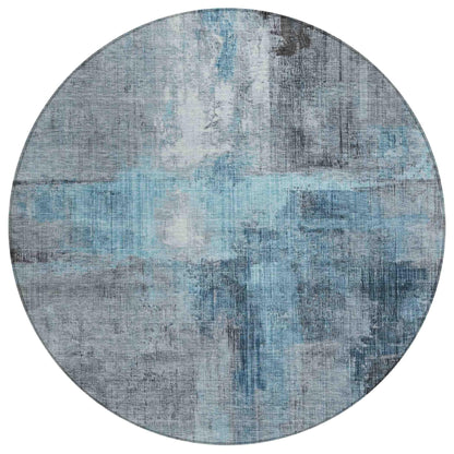Jaelor Sky Washable Indoor-Outdoor Rug