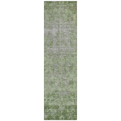 LOOMLAN Rugs Delaura Fern Washable Indoor-Outdoor Rug