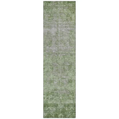 LOOMLAN Rugs Delaura Fern Washable Indoor-Outdoor Rug