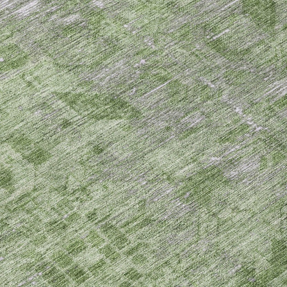LOOMLAN Rugs Delaura Fern Washable Indoor-Outdoor Rug