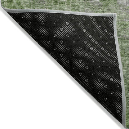 LOOMLAN Rugs Delaura Fern Washable Indoor-Outdoor Rug