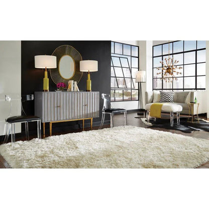 Delphine Wooden Grey Cabinet - LOOMLAN - Wildwood - Accent Cabinets