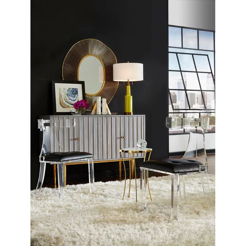 Delphine Wooden Grey Cabinet - LOOMLAN - Wildwood - Accent Cabinets