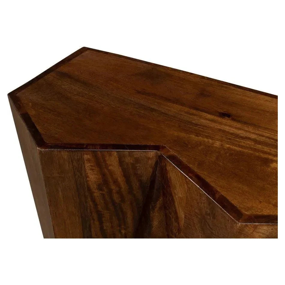 Sarreid Denali Console Table Solid Wood Natural