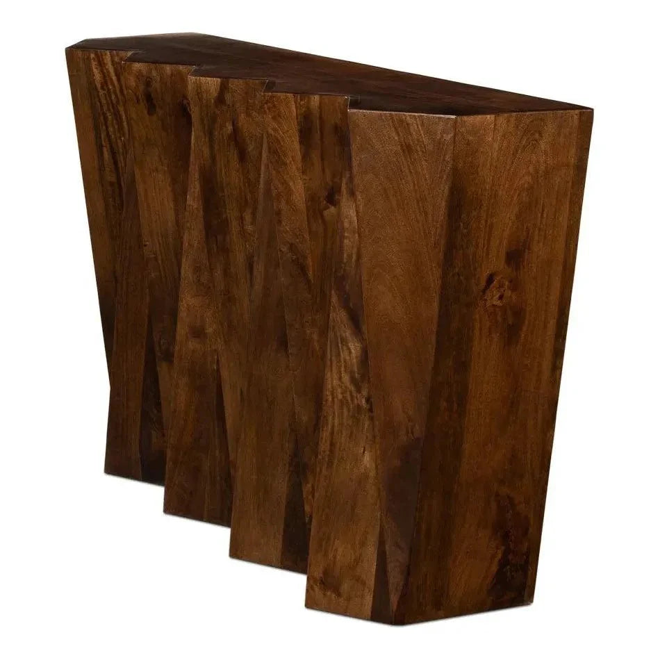 Sarreid Denali Console Table Solid Wood Natural