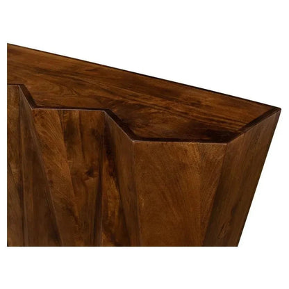Sarreid Denali Console Table Solid Wood Natural