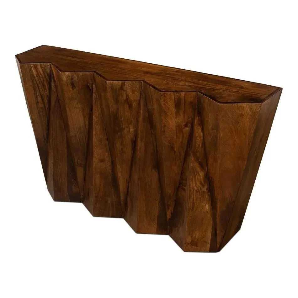 Sarreid Denali Console Table Solid Wood Natural