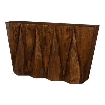 Sarreid Denali Console Table Solid Wood Natural
