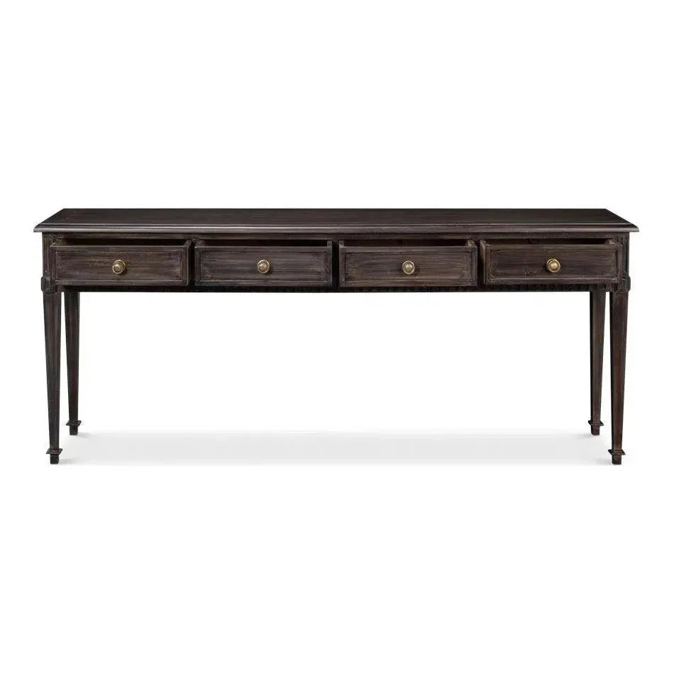 Sarreid DetailsWood Dark Brown Sofa Table