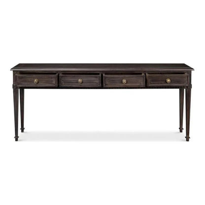 Sarreid DetailsWood Dark Brown Sofa Table