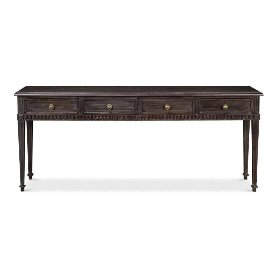 Sarreid DetailsWood Dark Brown Sofa Table