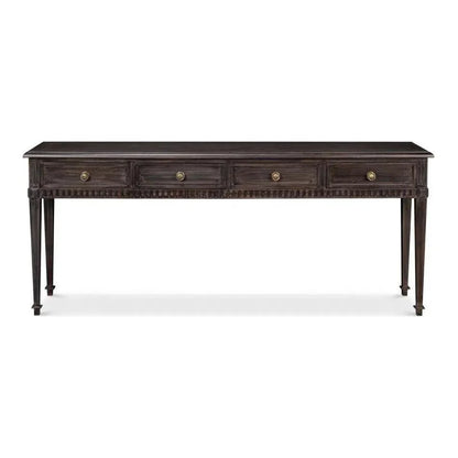 Sarreid DetailsWood Dark Brown Sofa Table