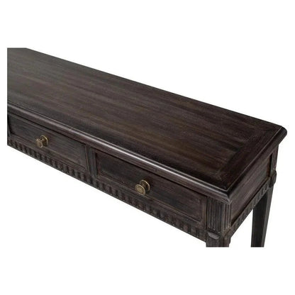 Sarreid DetailsWood Dark Brown Sofa Table