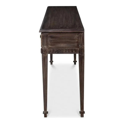 Sarreid DetailsWood Dark Brown Sofa Table