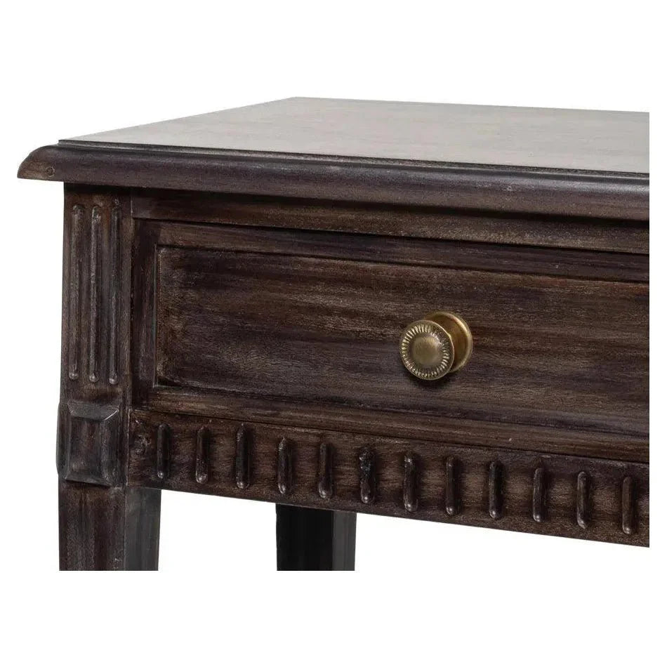 Sarreid DetailsWood Dark Brown Sofa Table