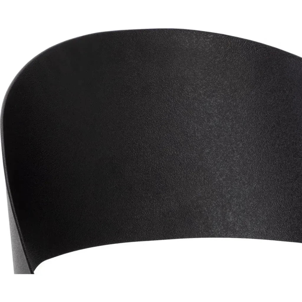 SUNPAN Dezirae Curved Back Leather Dining Chair