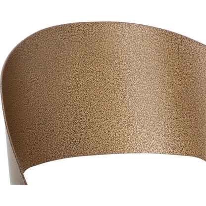 SUNPAN Dezirae Curved Back Leather Dining Chair
