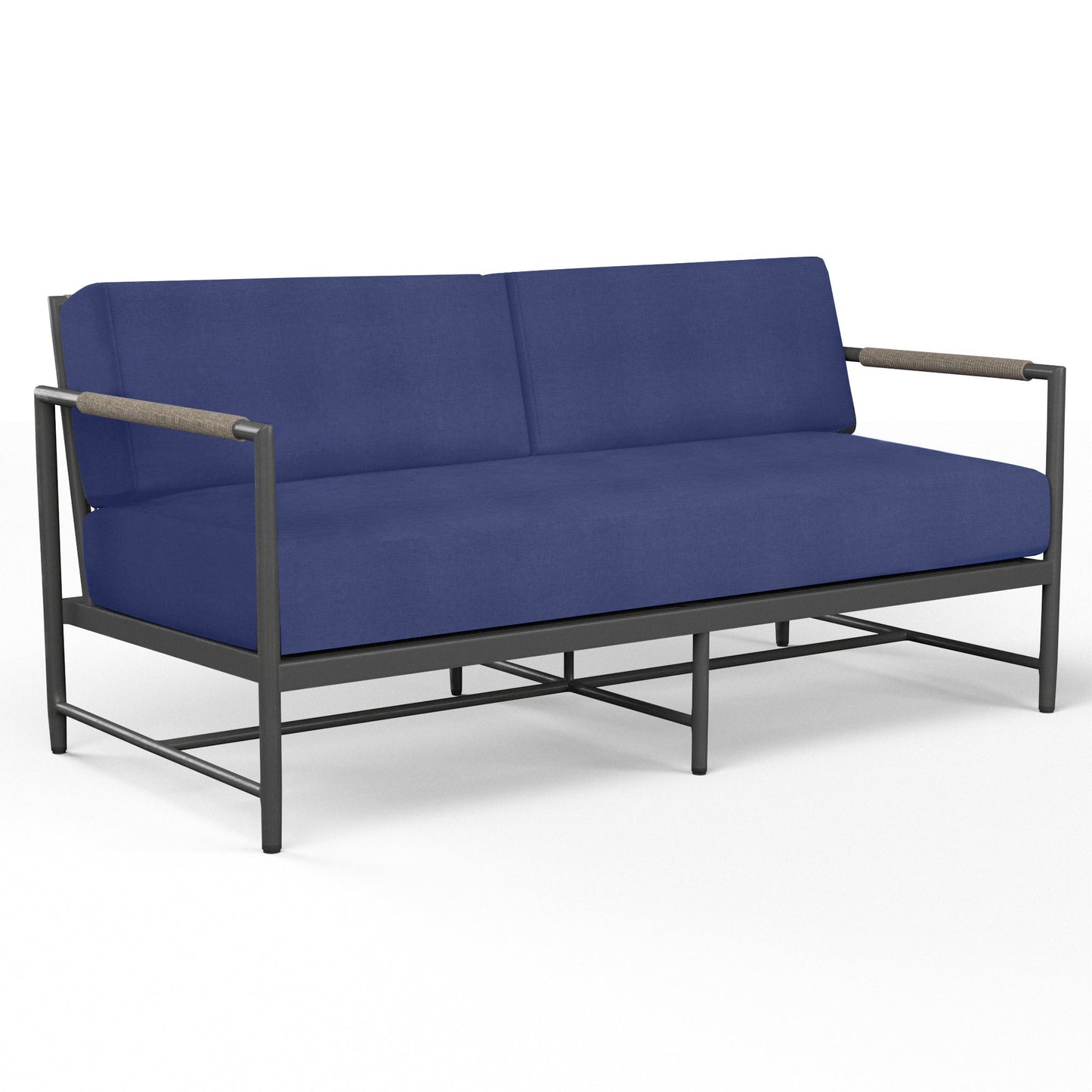 Pietra Sunbrella Upholstered Modern Outdoor Loveseat