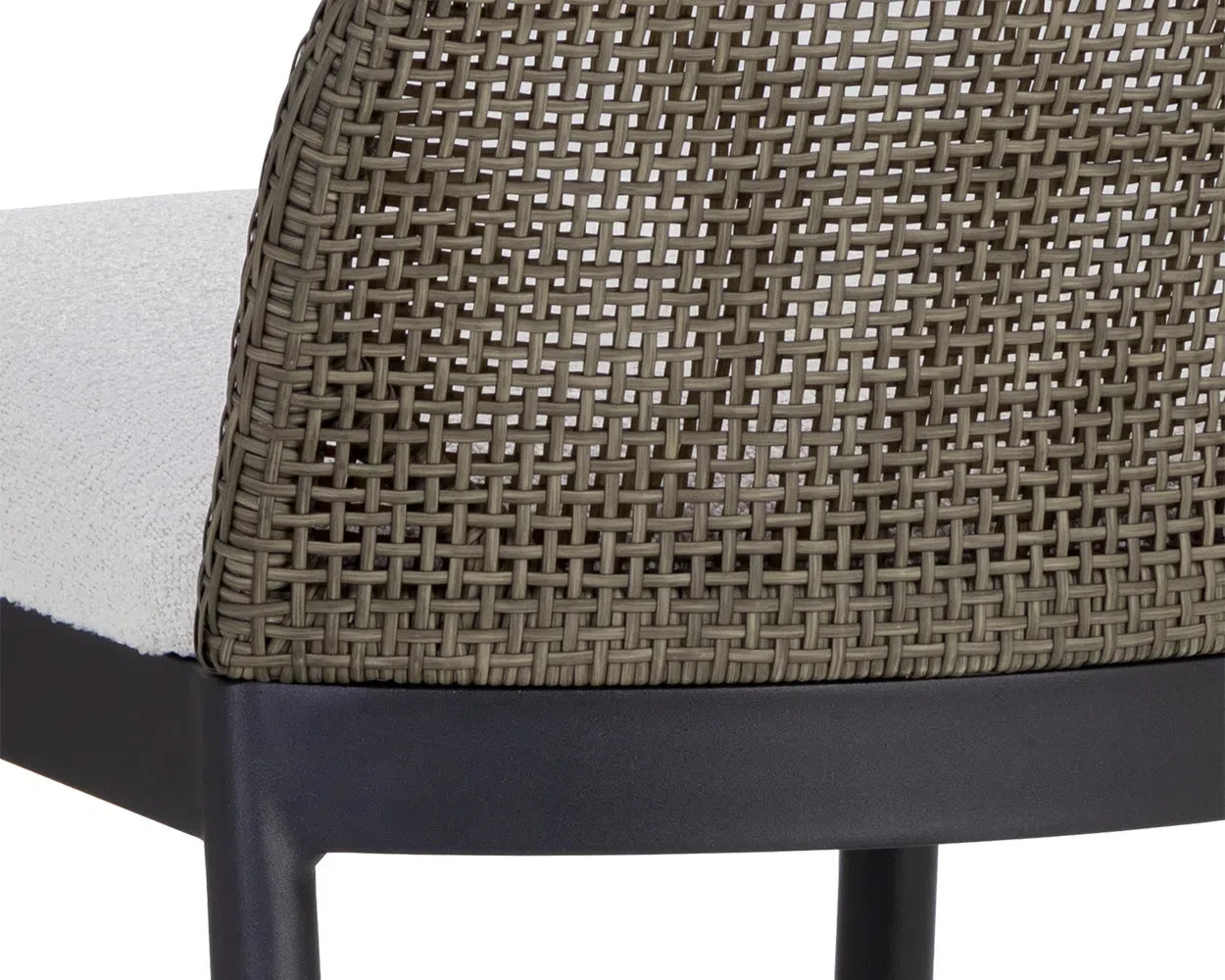 Calandri Fabric Outdoor Counter Stool