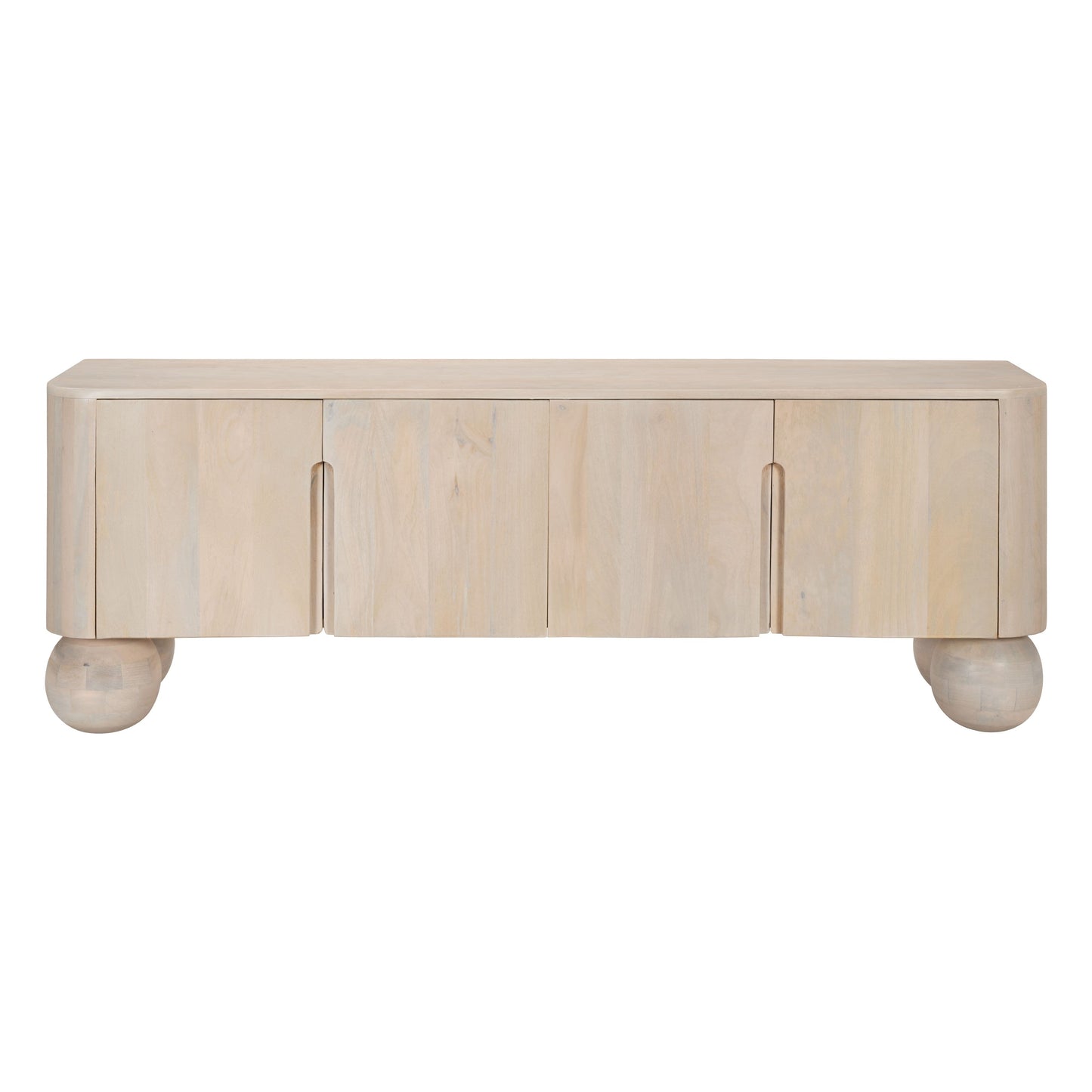 Kuti Natural Wood Entertainment Stand