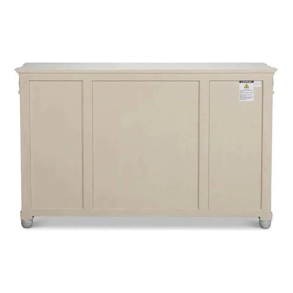 Sarreid Diamond Wall Sideboard Blue Grey Drawers