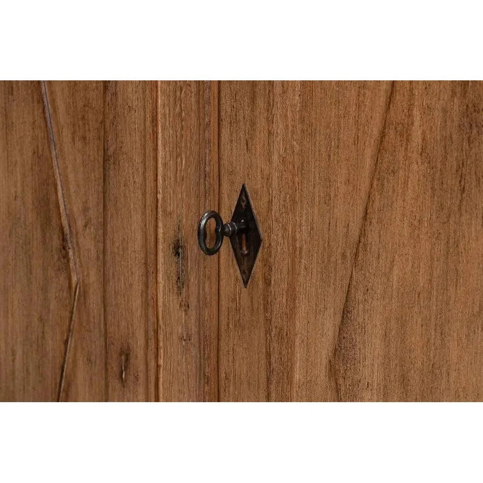 Sarreid Diamond Wall Sideboard Brown With Drawers