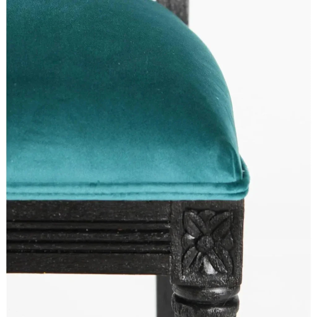 Peninsula Home French Charcoal Lagoon Dining Chair