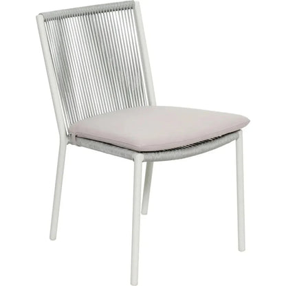 Dining Side Chair Set of Two - Grey Outdoor - LOOMLAN - Seasonal Living - Outdoor Dining Chairs