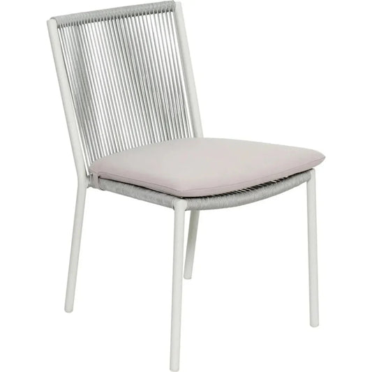 Seasonal Living Dining Side Chair Set of Two - Grey Outdoor