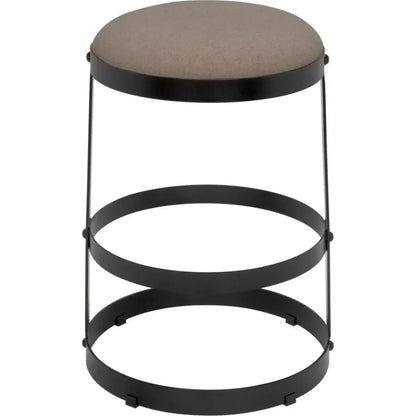 Noir Dior Iron Made Counter Stool