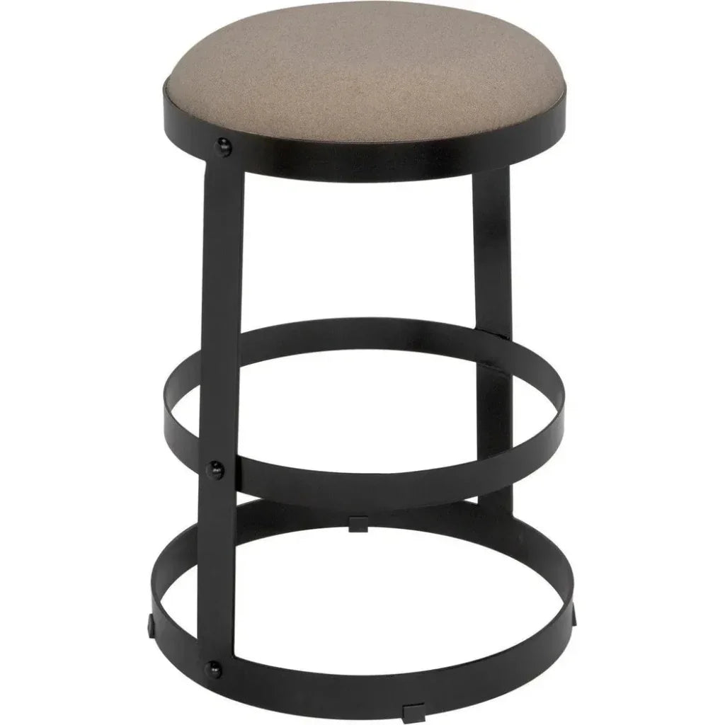 Noir Dior Iron Made Counter Stool