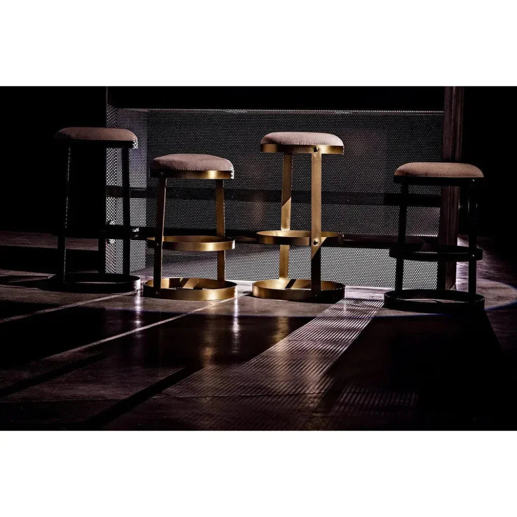 Noir Dior Iron Made Counter Stool