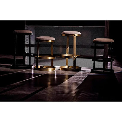 Noir Dior Iron Made Counter Stool