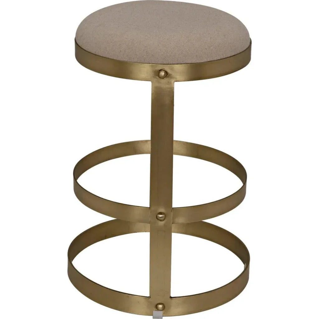 Noir Dior Iron Made Counter Stool