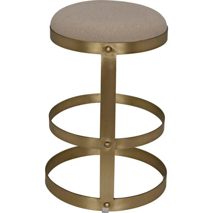 Noir Dior Iron Made Counter Stool