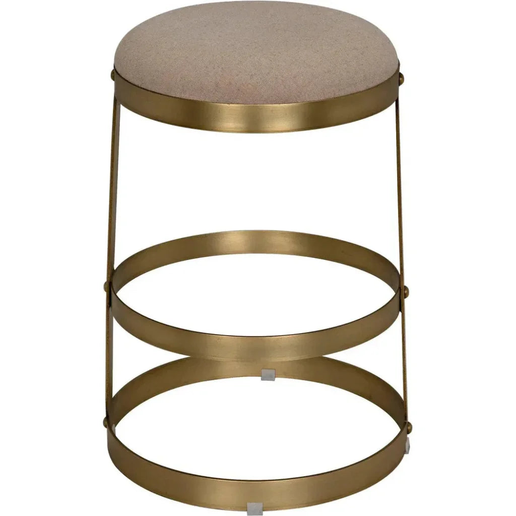 Noir Dior Iron Made Counter Stool