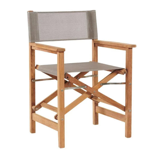 HiTeak Director Teak Folding Outdoor Folding Armchair