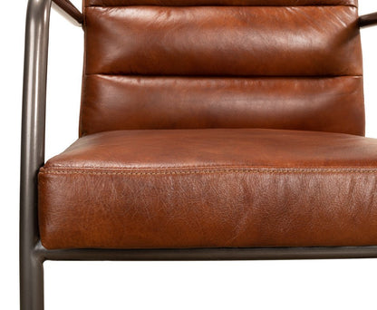 Sarreid Director's Vintage Leather Armchair