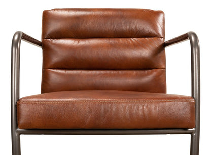 Sarreid Director's Vintage Leather Armchair