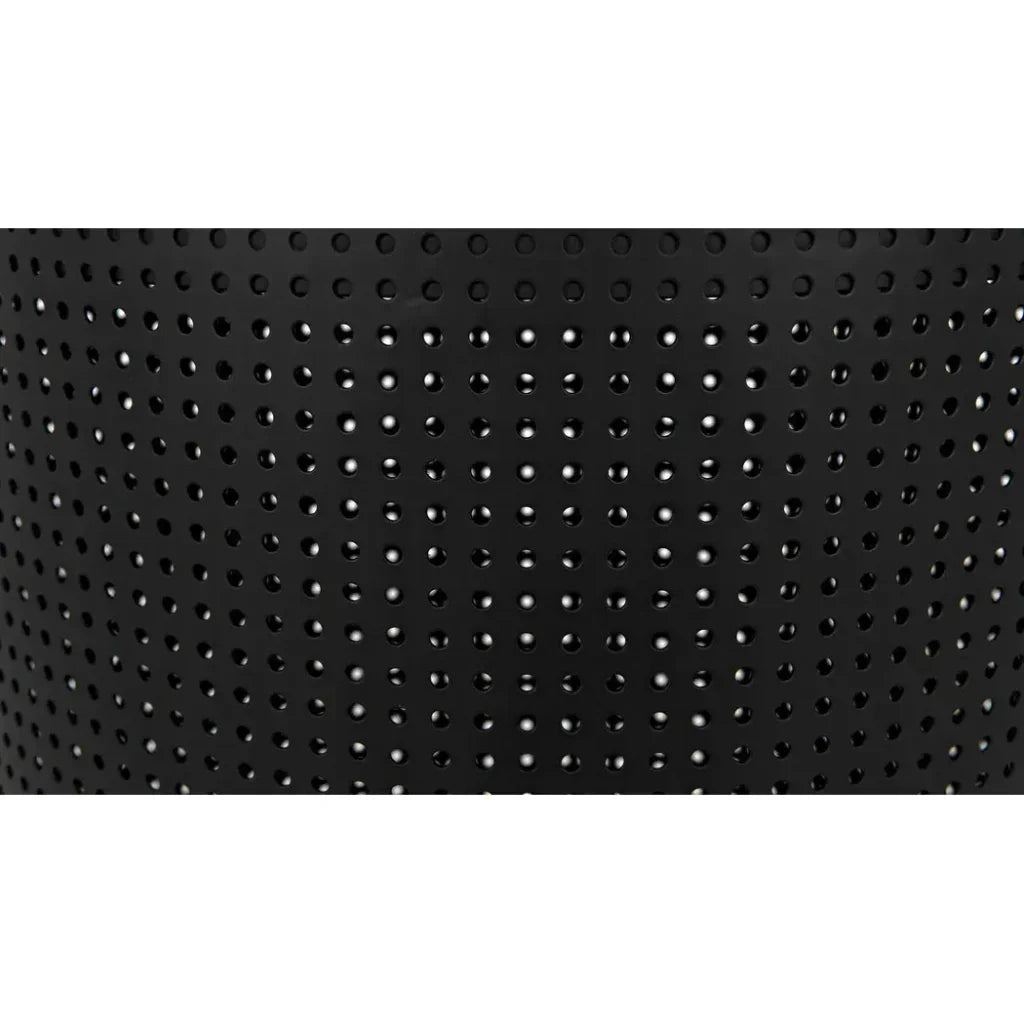 Noir Dixon Black Round Side Table