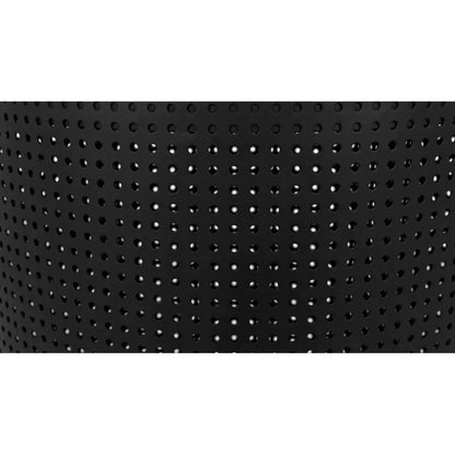 Noir Dixon Black Round Side Table